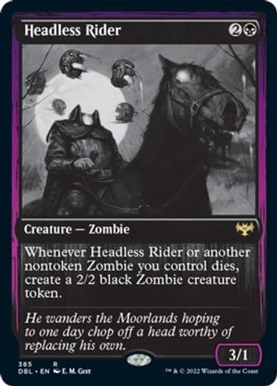 Headless Rider Innistrad: Double Feature Magic card