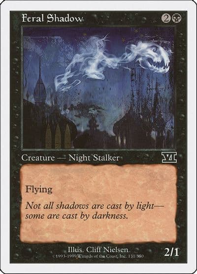 Feral Shadow Classic Sixth Edition Magic card