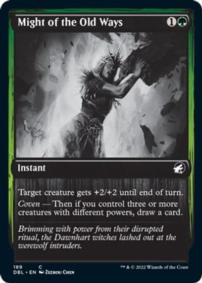 Might of the Old Ways Innistrad: Double Feature Magic card