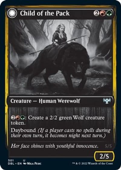Child of the Pack Innistrad: Double Feature Magic card