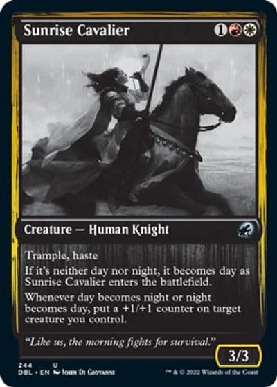 Sunrise Cavalier Innistrad: Double Feature Magic card