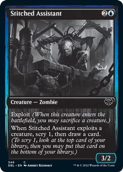 Stitched Assistant Innistrad: Double Feature Magic card
