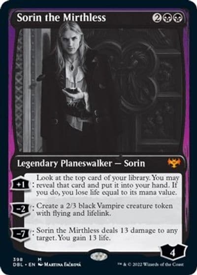 Sorin the Mirthless Innistrad: Double Feature Magic card