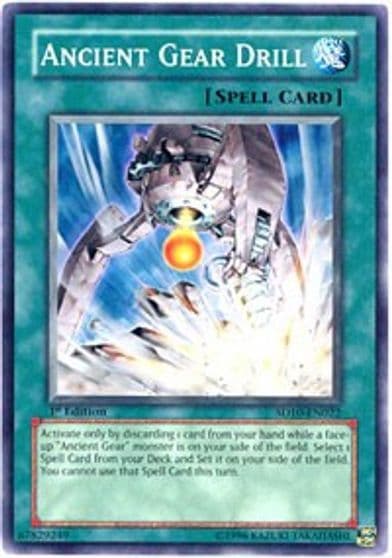 Ancient Gear Drill Structure Deck: Machine Re-Volt Yu-Gi-Oh! card