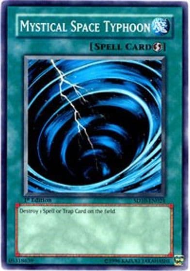 Mystical Space Typhoon Structure Deck: Machine Re-Volt Yu-Gi-Oh! card