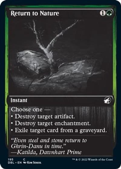Return to Nature Innistrad: Double Feature Magic card
