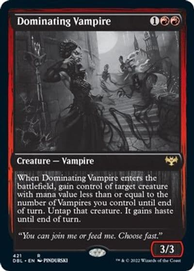 Dominating Vampire Innistrad: Double Feature Magic card