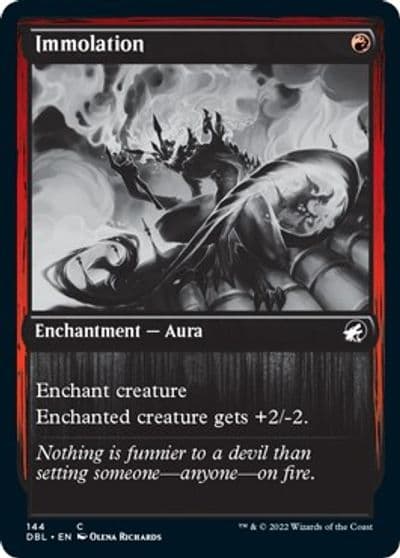 Immolation Innistrad: Double Feature Magic card