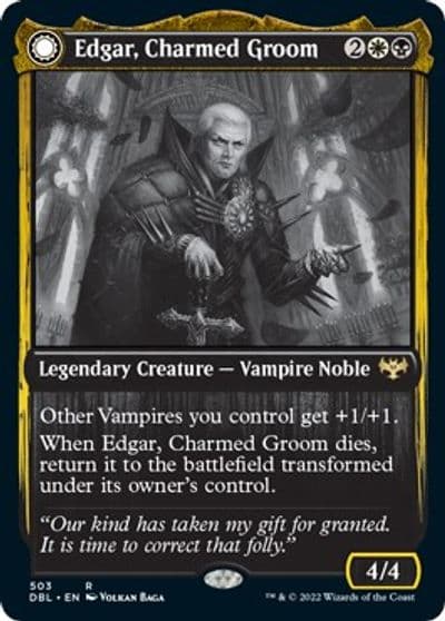 Edgar Charmed Groom Innistrad: Double Feature Magic card
