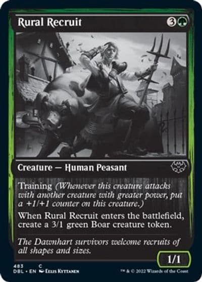 Rural Recruit Innistrad: Double Feature Magic card