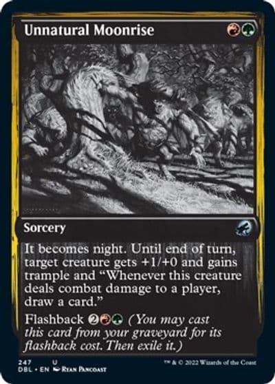 Unnatural Moonrise Innistrad: Double Feature Magic card