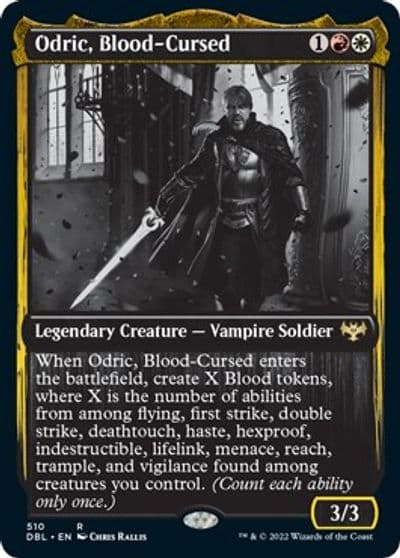 Odric Blood Cursed Innistrad: Double Feature Magic card