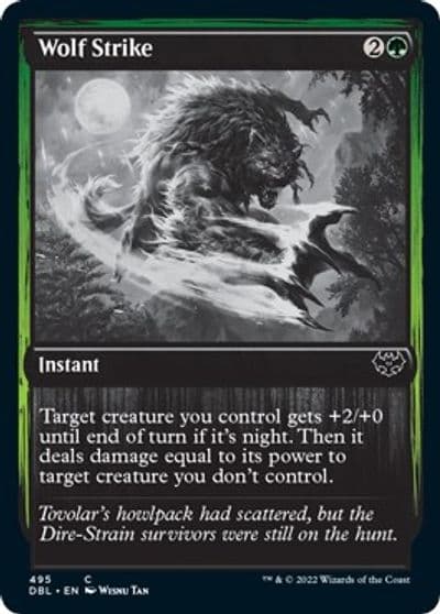Wolf Strike Innistrad: Double Feature Magic card
