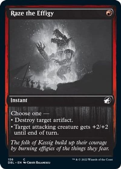Raze the Effigy Innistrad: Double Feature Magic card