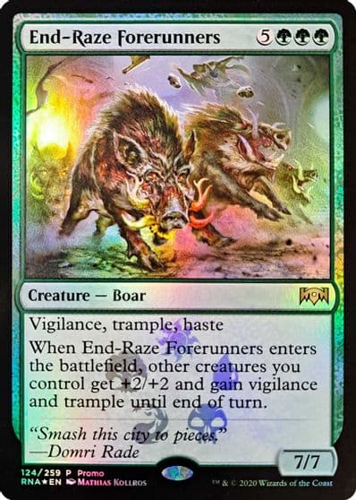 End Raze Forerunners Media Promos Magic card