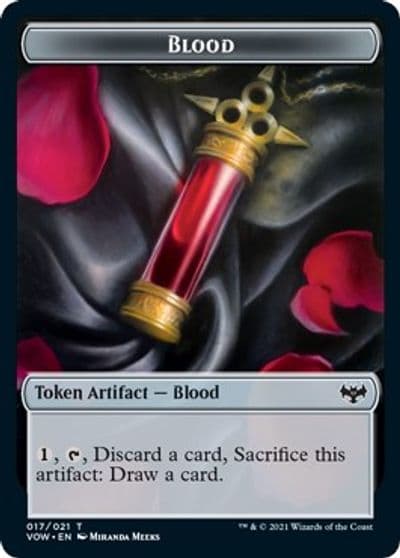 Blood Boar Double Sided Token Innistrad: Crimson Vow Magic card