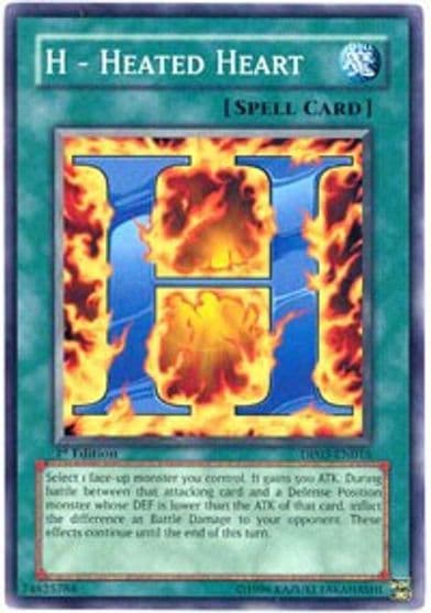H Heated Heart Duelist Pack 3: Jaden Yuki 2 Yu-Gi-Oh! card