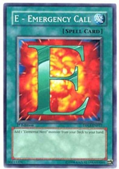 E Emergency Call Duelist Pack 3: Jaden Yuki 2 Yu-Gi-Oh! card