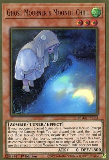 Ghost Mourner and Moonlit Chill Alternate Art Maximum Gold: El Dorado Yu-Gi-Oh! card