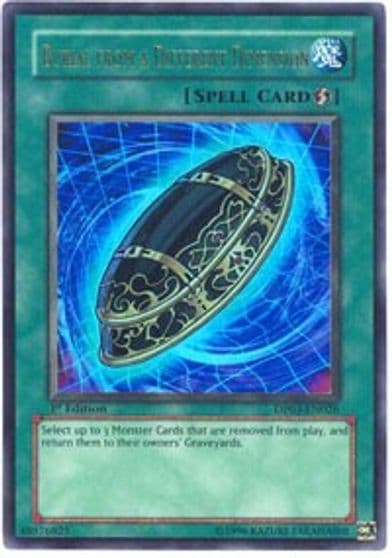 Burial from a Different Dimension Duelist Pack 3: Jaden Yuki 2 Yu-Gi-Oh! card