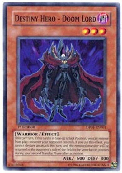 Destiny Hero Doom Lord Duelist Pack 5: Aster Phoenix Yu-Gi-Oh! card