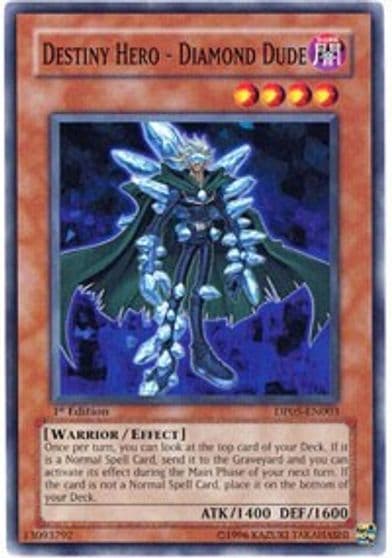 Destiny Hero Diamond Dude Duelist Pack 5: Aster Phoenix Yu-Gi-Oh! card