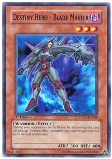 Destiny Hero Blade Master Duelist Pack 5: Aster Phoenix Yu-Gi-Oh! card