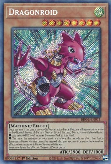 Dragonroid Brothers of Legend Yu-Gi-Oh! card