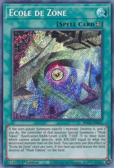 Ecole de Zone Brothers of Legend Yu-Gi-Oh! card