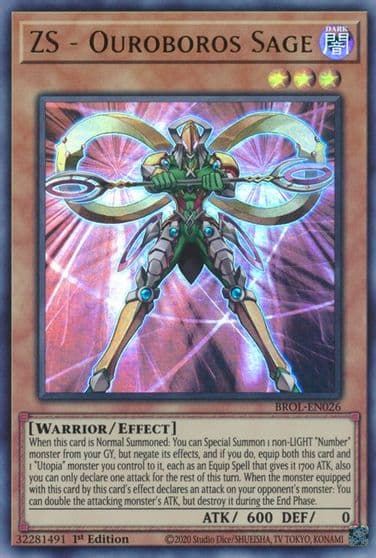 ZS Ouroboros Sage Brothers of Legend Yu-Gi-Oh! card
