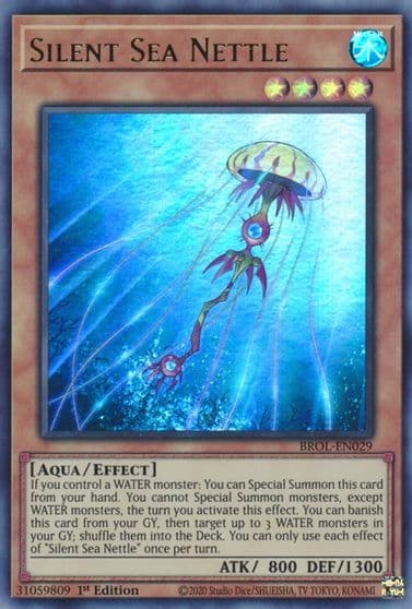 Silent Sea Nettle Brothers of Legend Yu-Gi-Oh! card