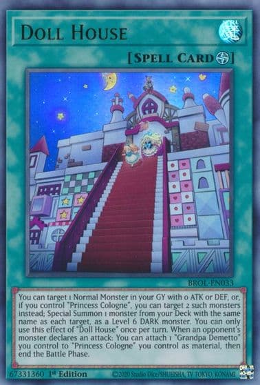 Doll House Brothers of Legend Yu-Gi-Oh! card