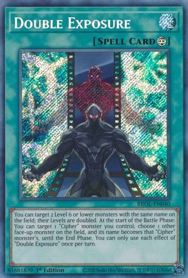 Double Exposure Brothers of Legend Yu-Gi-Oh! card