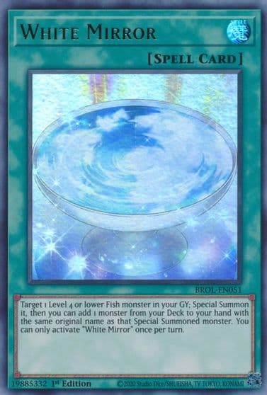 White Mirror Brothers of Legend Yu-Gi-Oh! card
