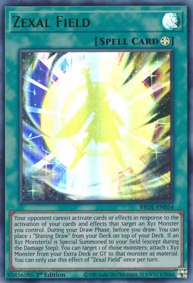 Zexal Field Brothers of Legend Yu-Gi-Oh! card