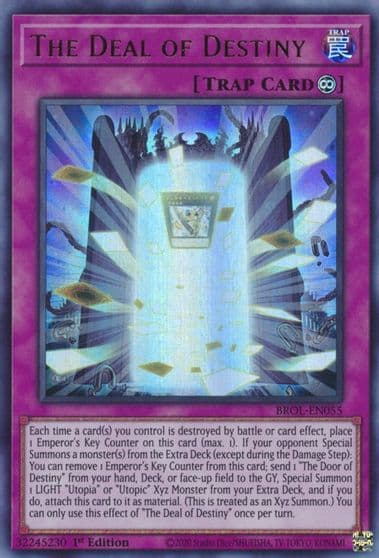 The Deal of Destiny Brothers of Legend Yu-Gi-Oh! card