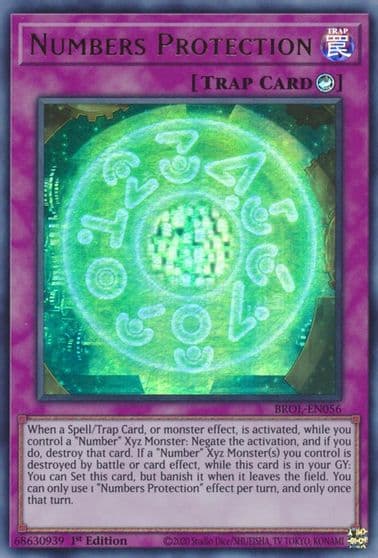 Numbers Protection Brothers of Legend Yu-Gi-Oh! card