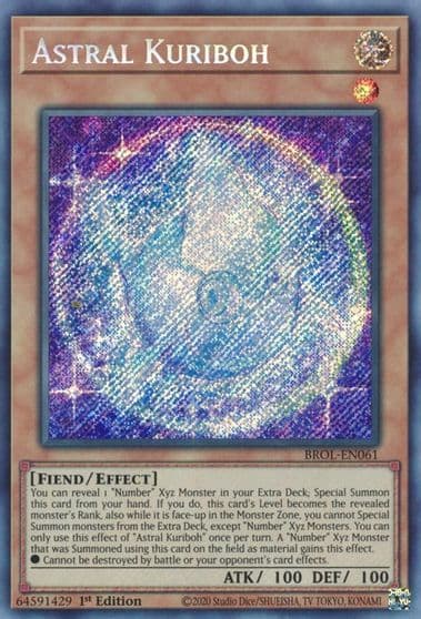 Astral Kuriboh Brothers of Legend Yu-Gi-Oh! card
