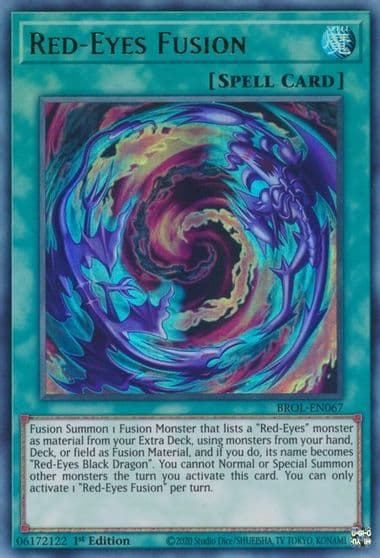 Red Eyes Fusion Brothers of Legend Yu-Gi-Oh! card
