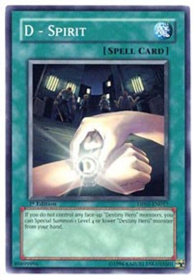 D Spirit Duelist Pack 5: Aster Phoenix Yu-Gi-Oh! card