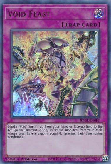 Void Feast Brothers of Legend Yu-Gi-Oh! card