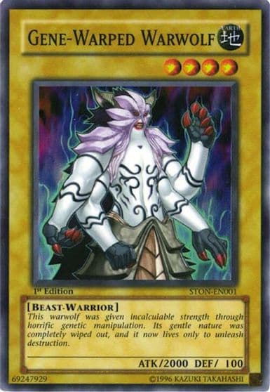 Gene Warped Warwolf Strike of Neos Yu-Gi-Oh! card