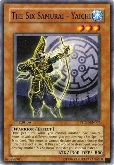 The Six Samurai Yaichi Strike of Neos Yu-Gi-Oh! card