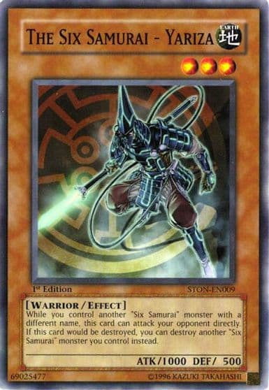 The Six Samurai Yariza Strike of Neos Yu-Gi-Oh! card