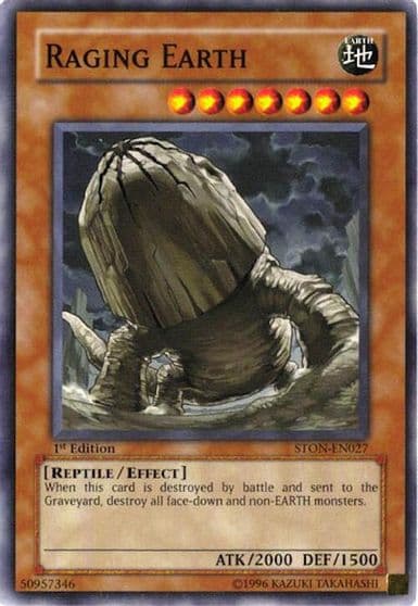 Raging Earth Strike of Neos Yu-Gi-Oh! card