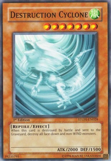 Destruction Cyclone Strike of Neos Yu-Gi-Oh! card