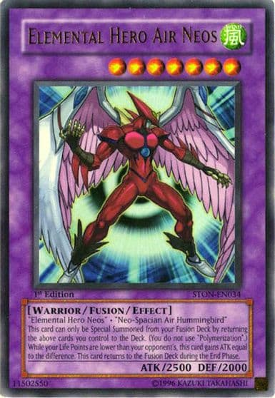 Elemental Hero Air Neos Strike of Neos Yu-Gi-Oh! card