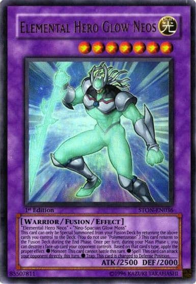 Elemental Hero Glow Neos Strike of Neos Yu-Gi-Oh! card