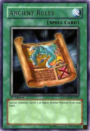 Ancient Rules Strike of Neos Yu-Gi-Oh! card