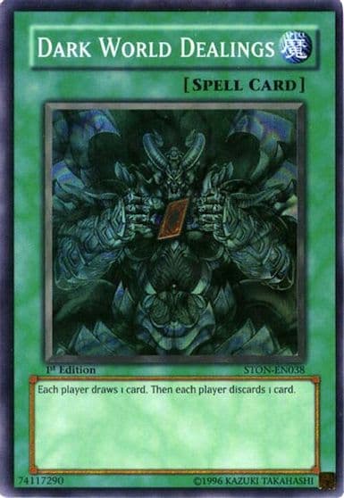 Dark World Dealings Strike of Neos Yu-Gi-Oh! card
